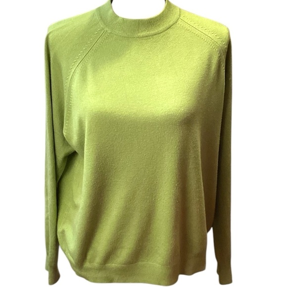 2 Vintage Mock Neck SOFT Acrylic Lightweight Sweaters, Size XL & PXL - Picture 13 of 15